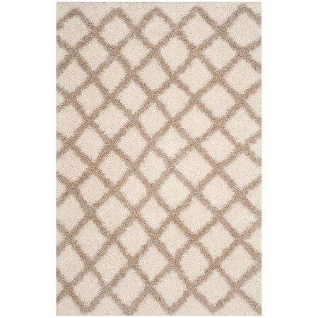 Safavieh Dallas Shag Large Rectangle Area Rug, Ivory and Beige - 10 x 14 ft. SGD258B-10